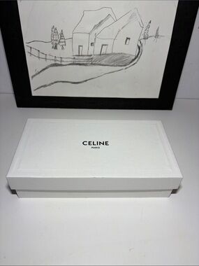 Celine Empty White Box With Sunglasses Cloth